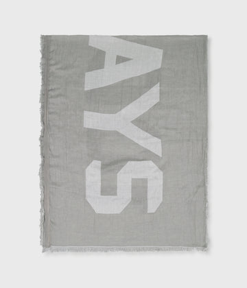 scarf 10DAYS | light graphite