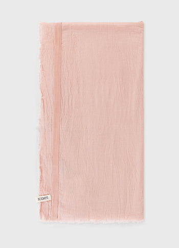 scarf cotton crepe | peach