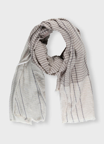 scarf stripe | ecru