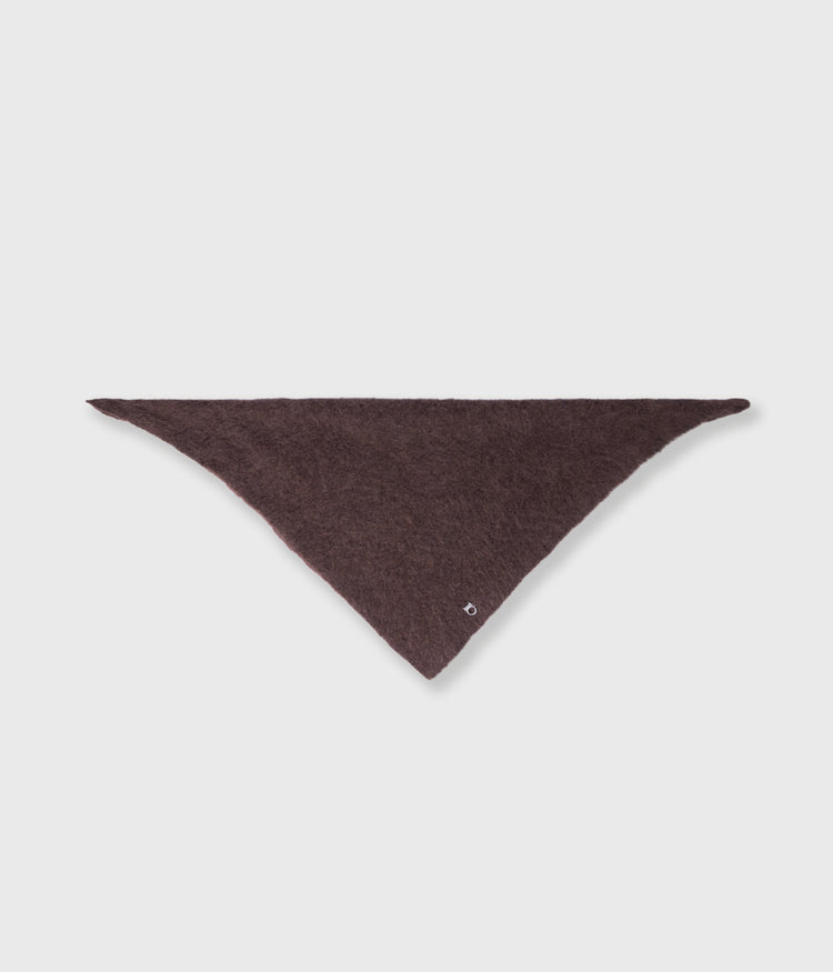 knit bandana | deep wine
