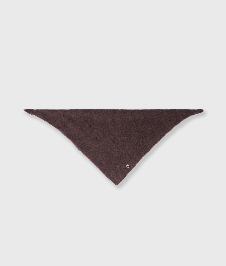 knit bandana | deep wine