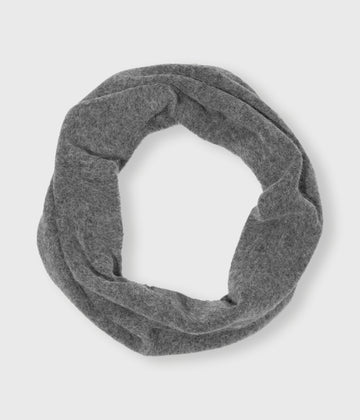 round hairy knit scarf | antra melee