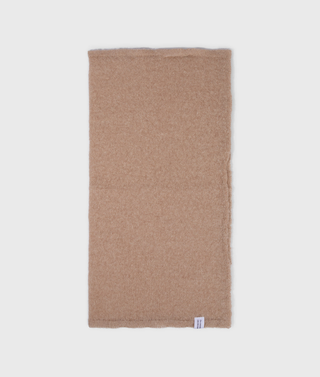 bandana knit scarf | light fudge
