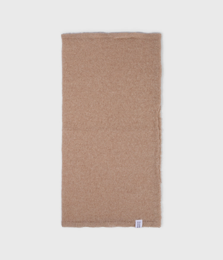 bandana knit scarf | light fudge
