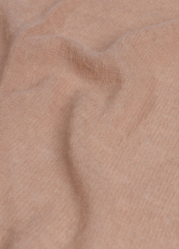 bandana knit scarf | light fudge