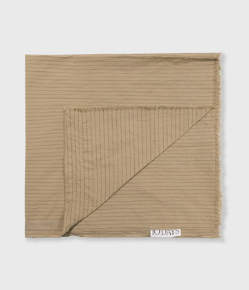 scarf pinstripe | earth