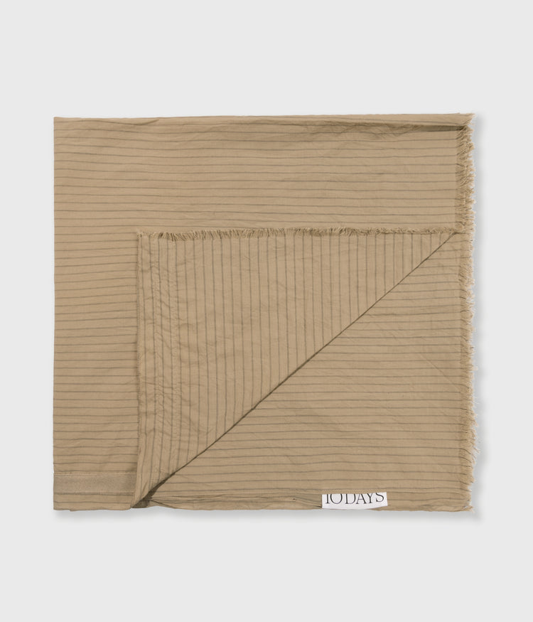 scarf pinstripe | earth