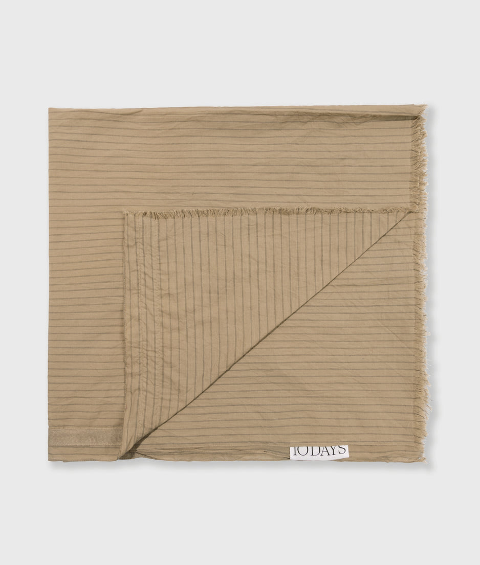 scarf pinstripe | earth
