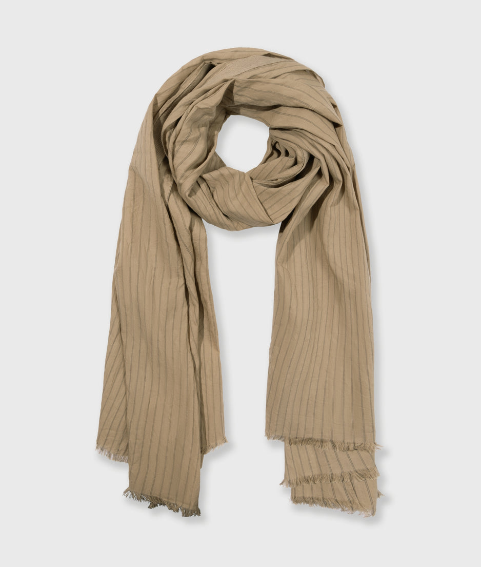 scarf pinstripe | earth