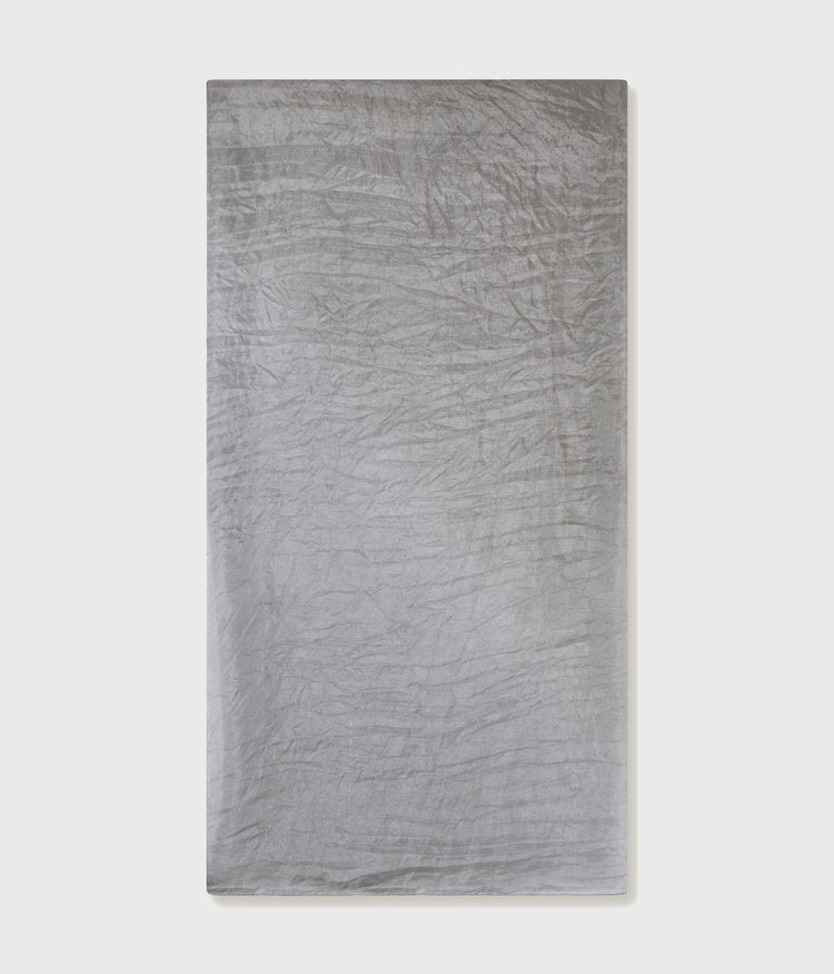 silk scarf dip dye | mid grey