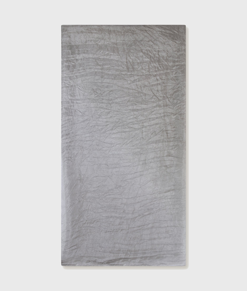 silk scarf dip dye | mid grey