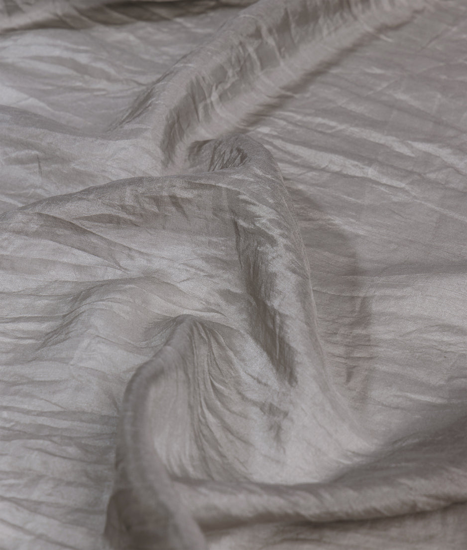 silk scarf dip dye | mid grey