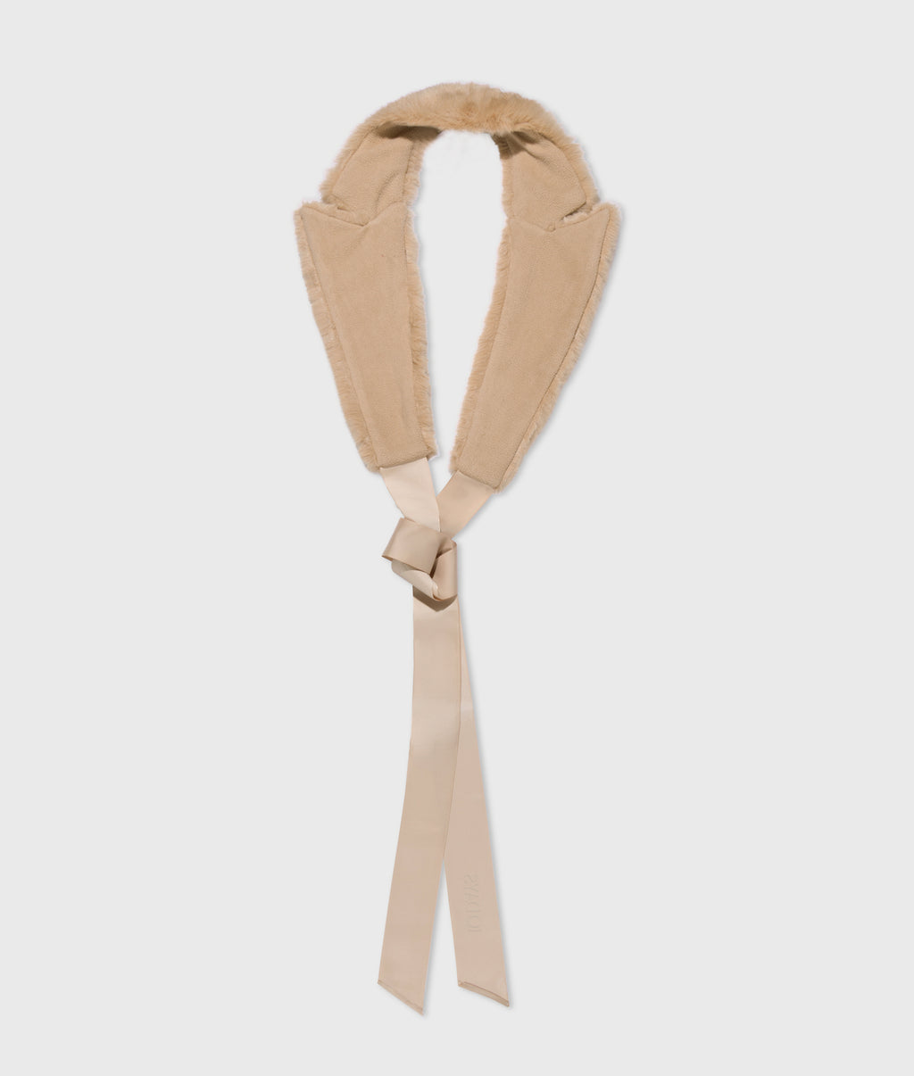 fluffy scarf | grey mango