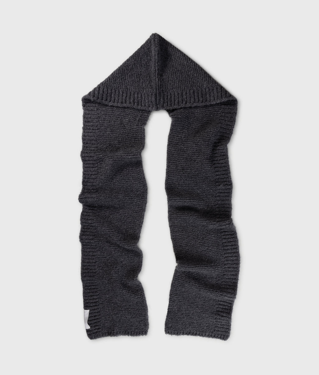hooded knit scarf | antra melee