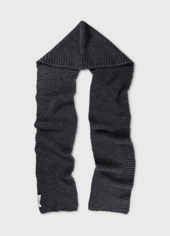 hooded knit scarf | antra melee