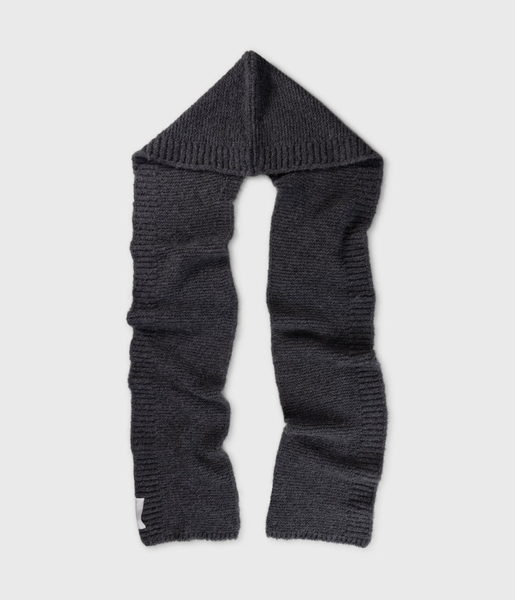 hooded knit scarf | antra melee