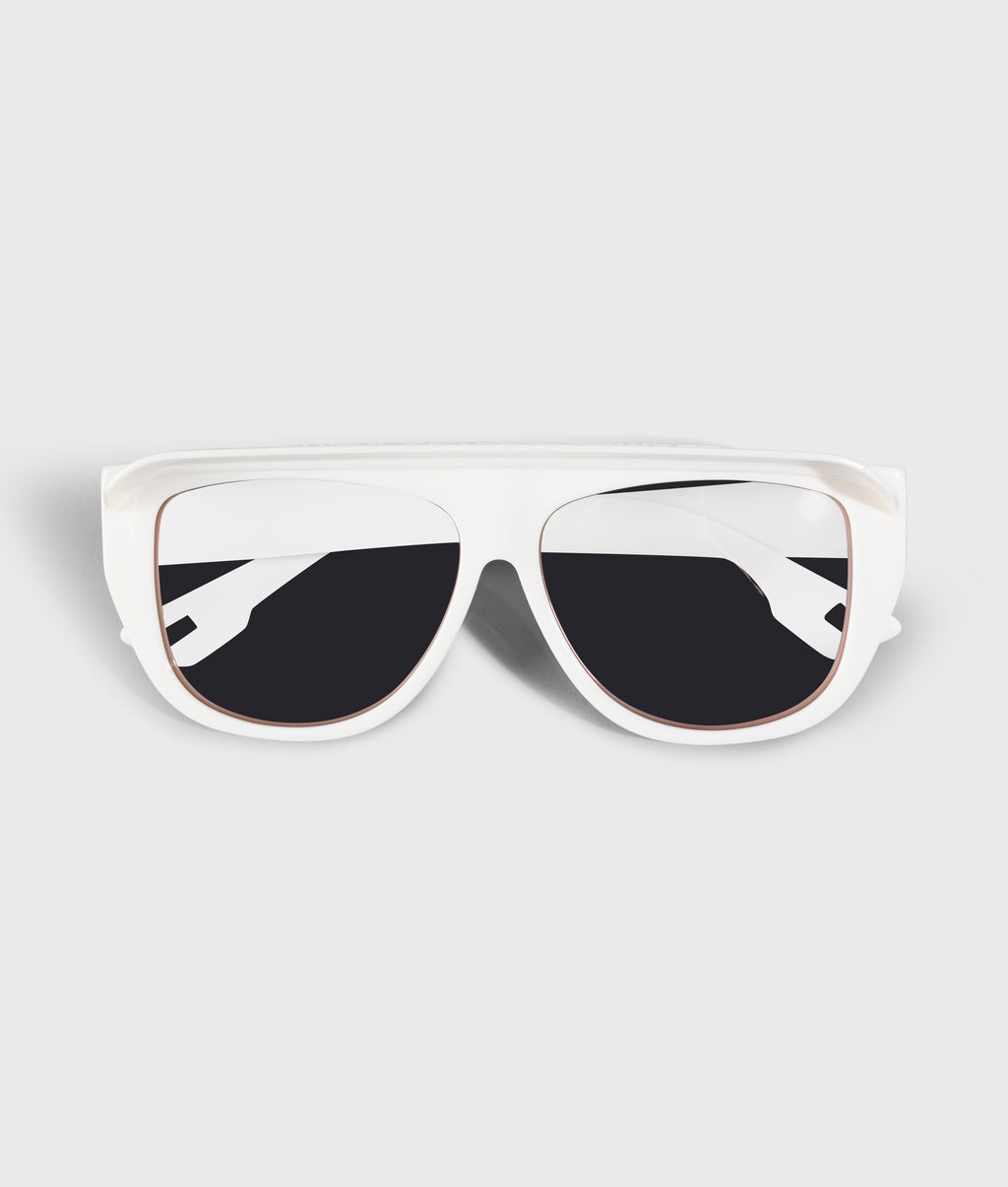 the statement sunglasses | ecru