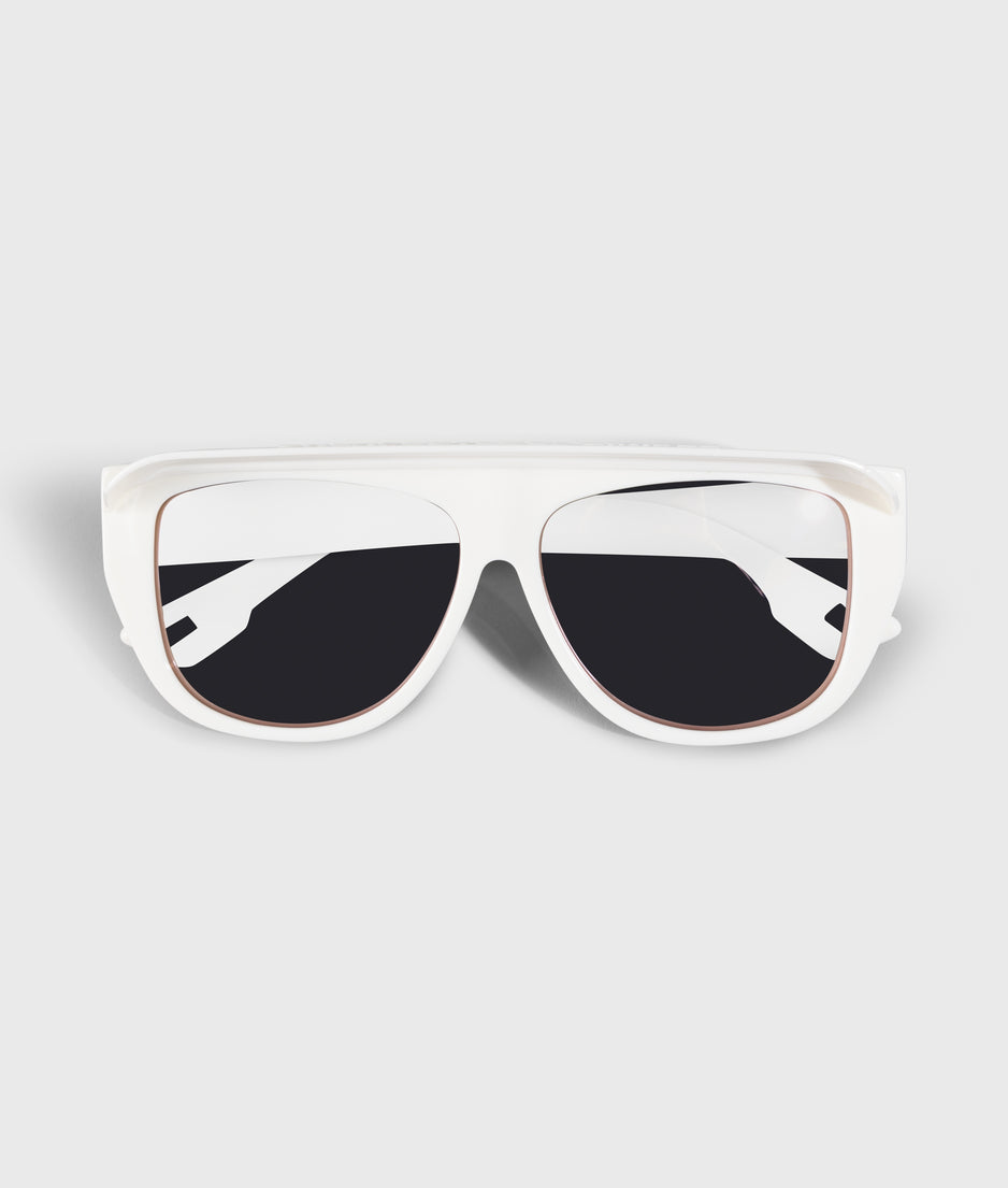 the statement sunglasses | ecru