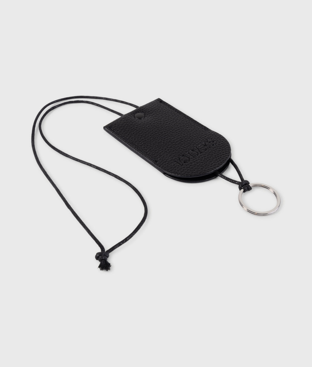 pu keychain holder | black