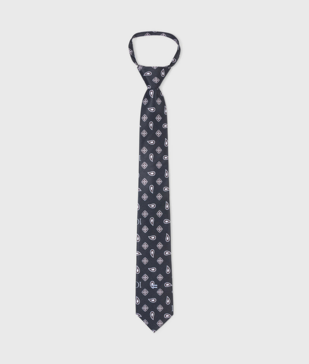 paisley stropdas | black