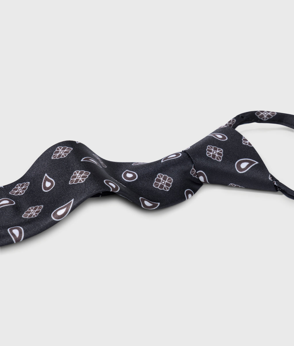 paisley stropdas | black