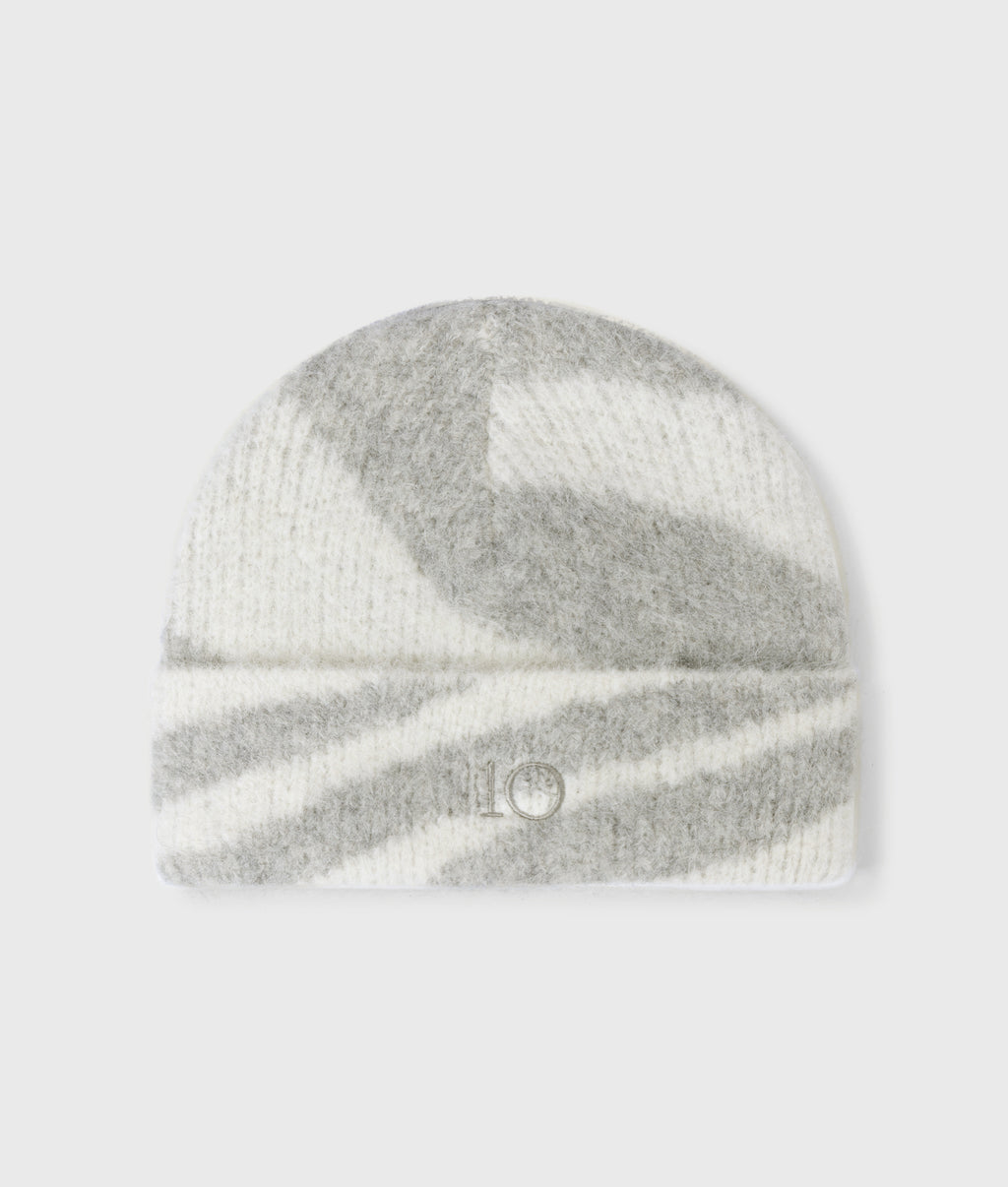 beanie zebra | ecru