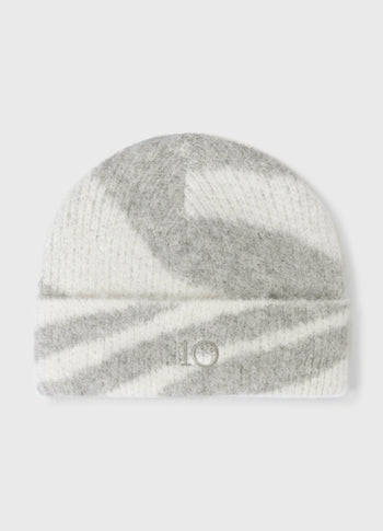 beanie zebra | ecru