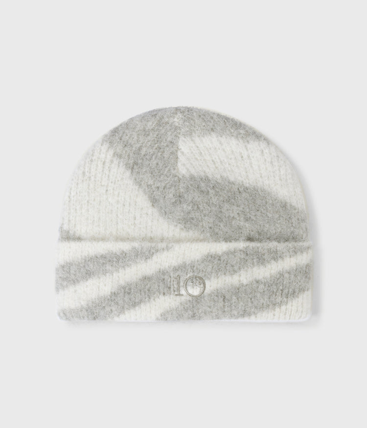 beanie zebra | ecru