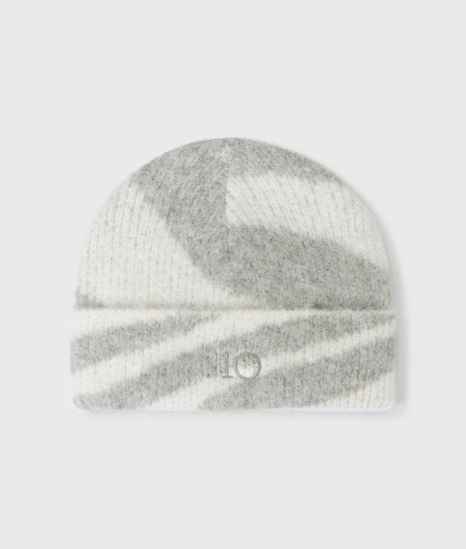 beanie zebra | ecru
