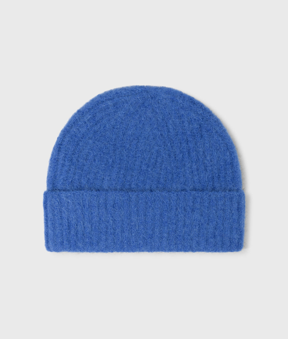 hairy beanie | ultramarine
