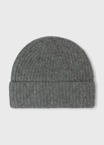 hairy beanie | grey melee
