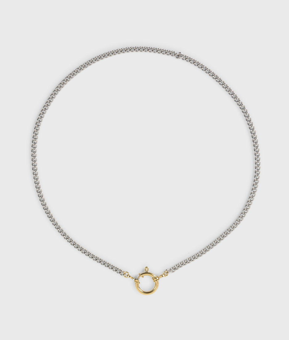 chain necklace silver | silver grey