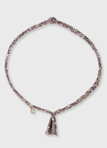 braided necklace | rope