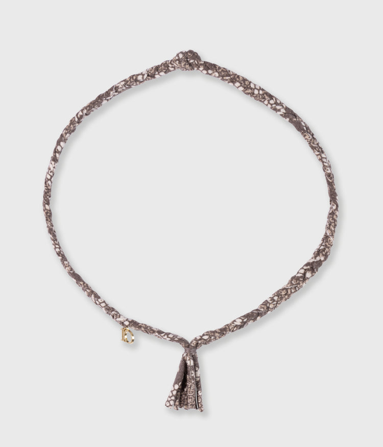 braided necklace | rope