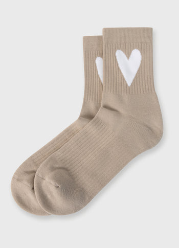 socks heart | rope