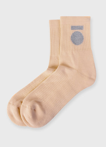 socks medal | peach