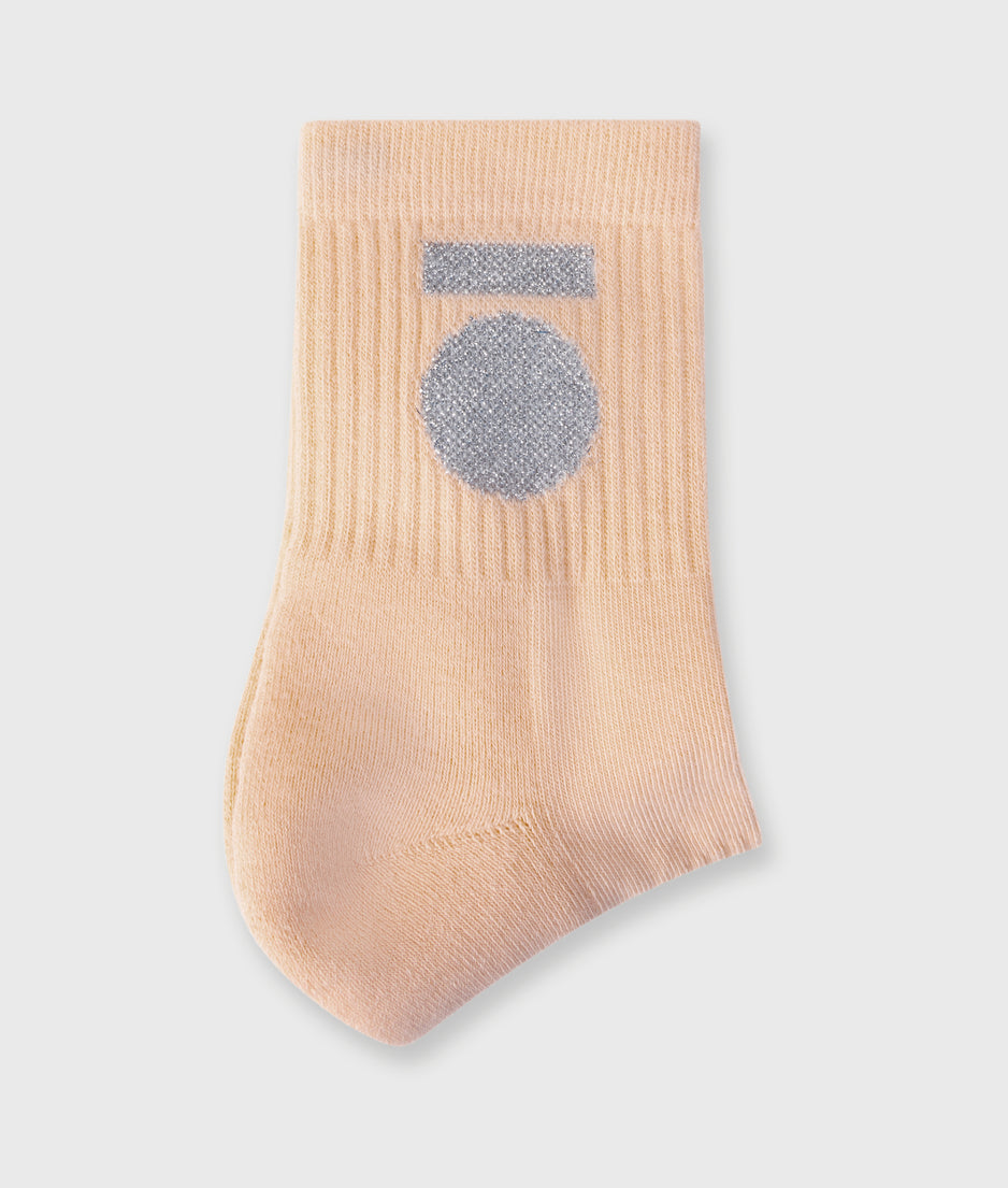 socks medal | peach