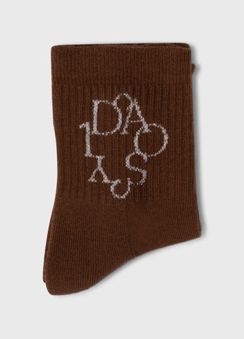 socks curly 10 | dark truffle