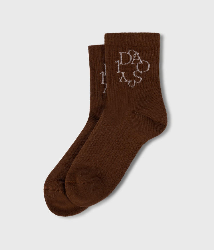 socks curly 10 | dark truffle