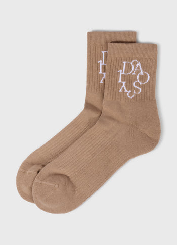socks curly 10 | light fudge
