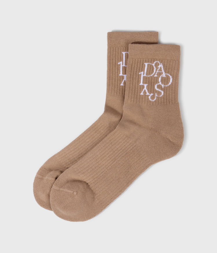 socks curly 10 | light fudge