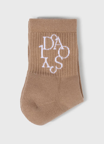 socks curly 10 | light fudge