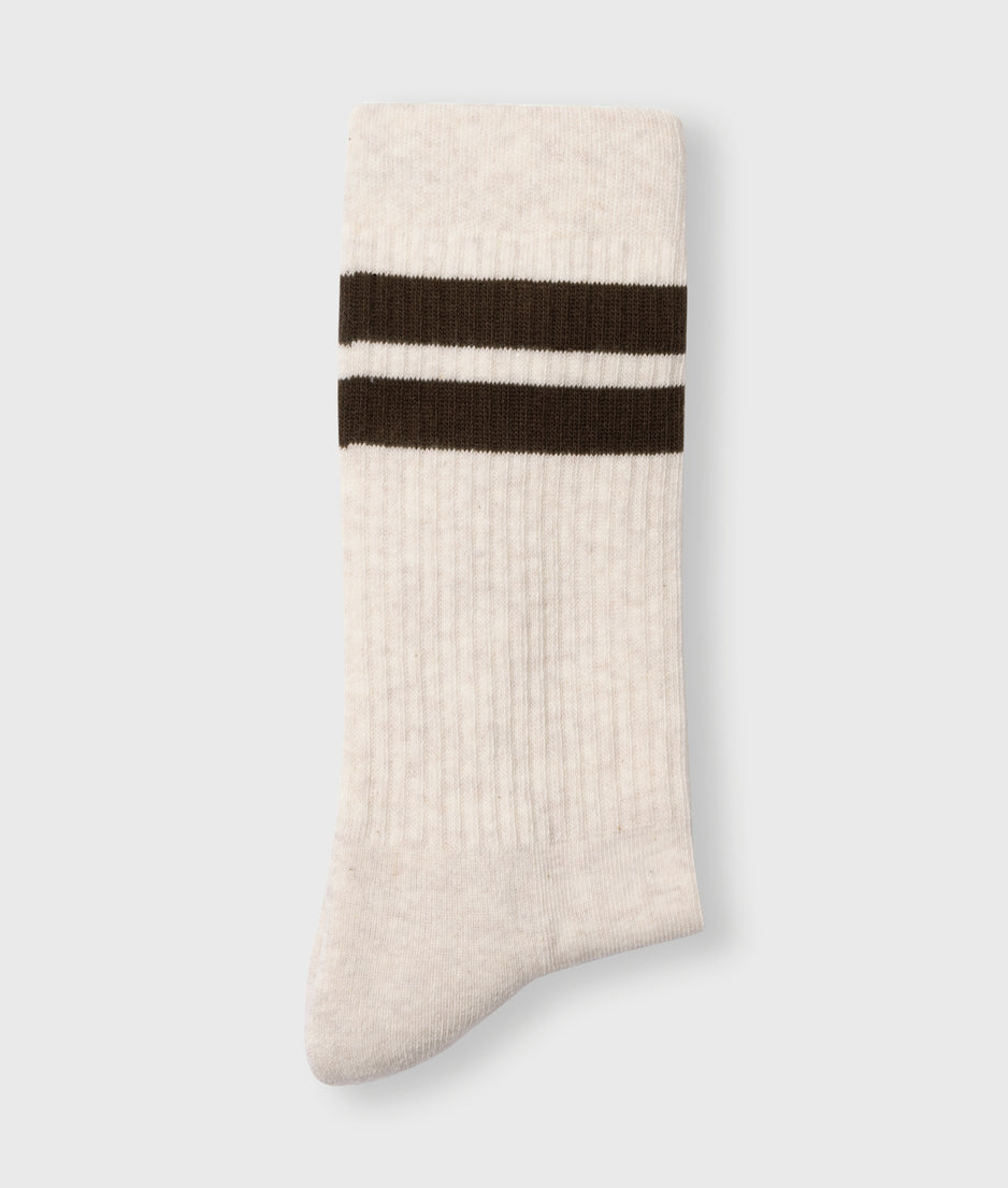 socks 2 stripes | soft white melee