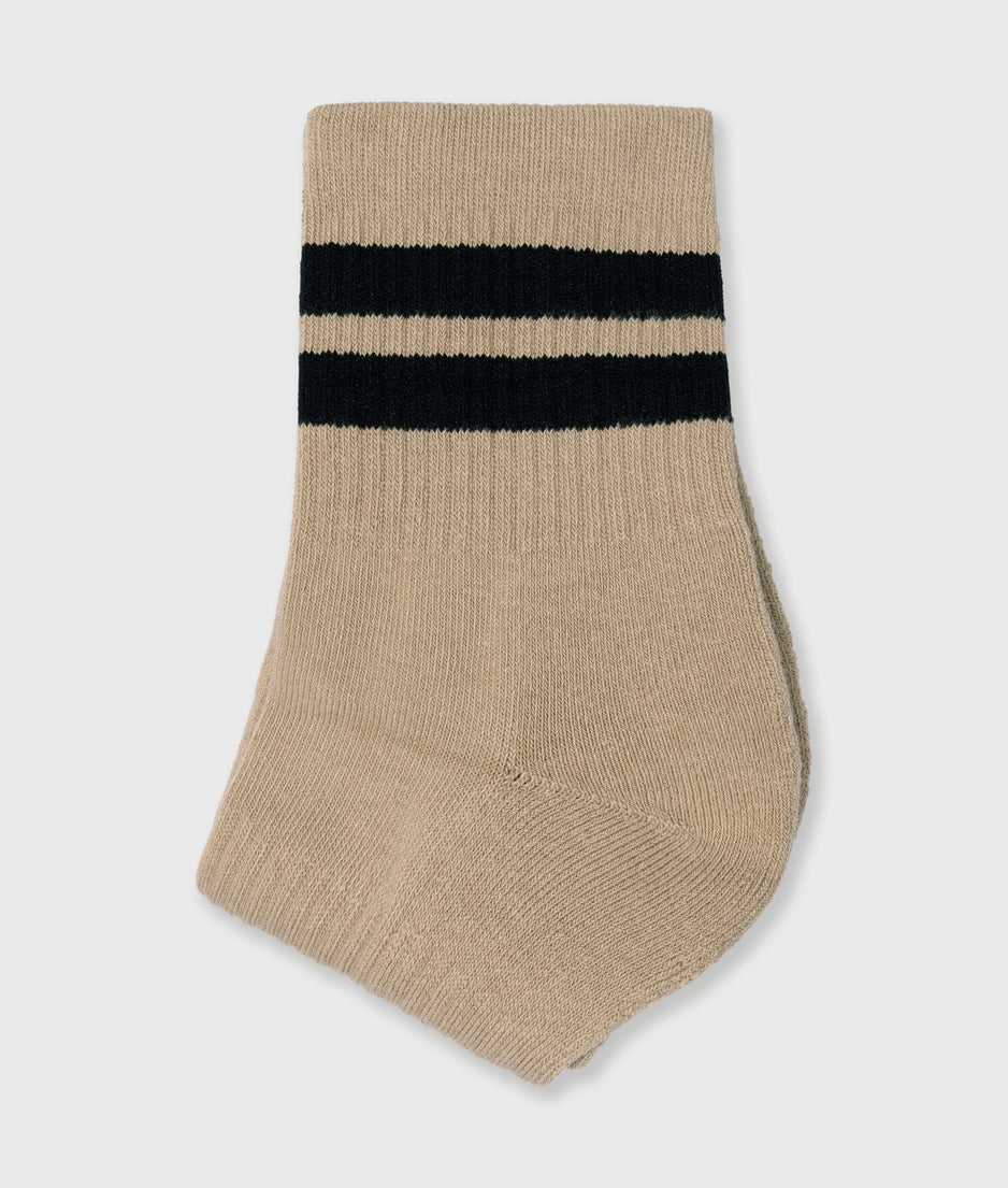 socks 2 stripes | earth