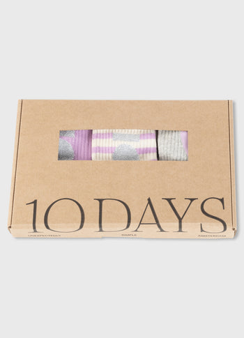 3-pack socks | violet