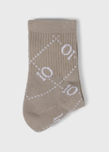 socks all-over monogram | fog