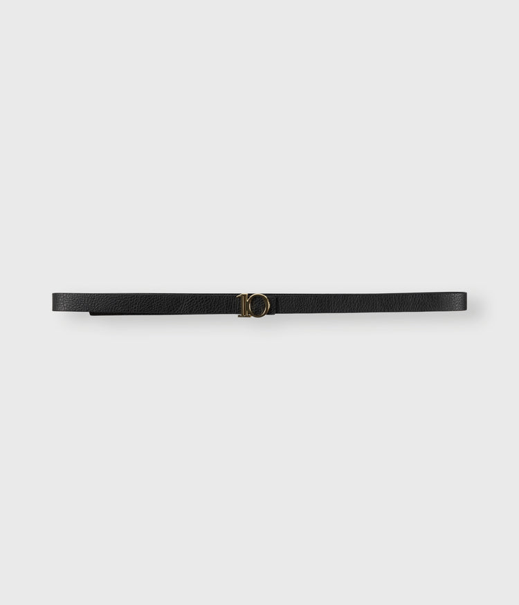 monogram belt | black