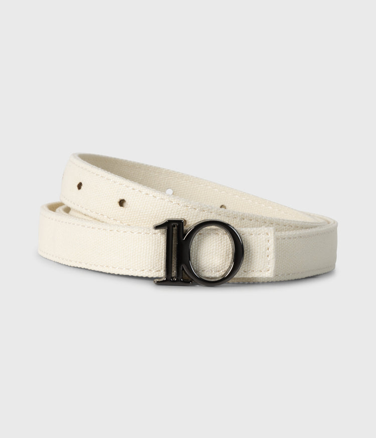 canvas belt | ecru