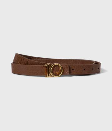 monogram belt | truffle