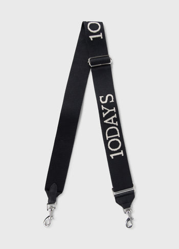 logo strap | black